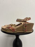 Panama Jack Sandale Gr. 37, Julia B Cork Blumen beige rot