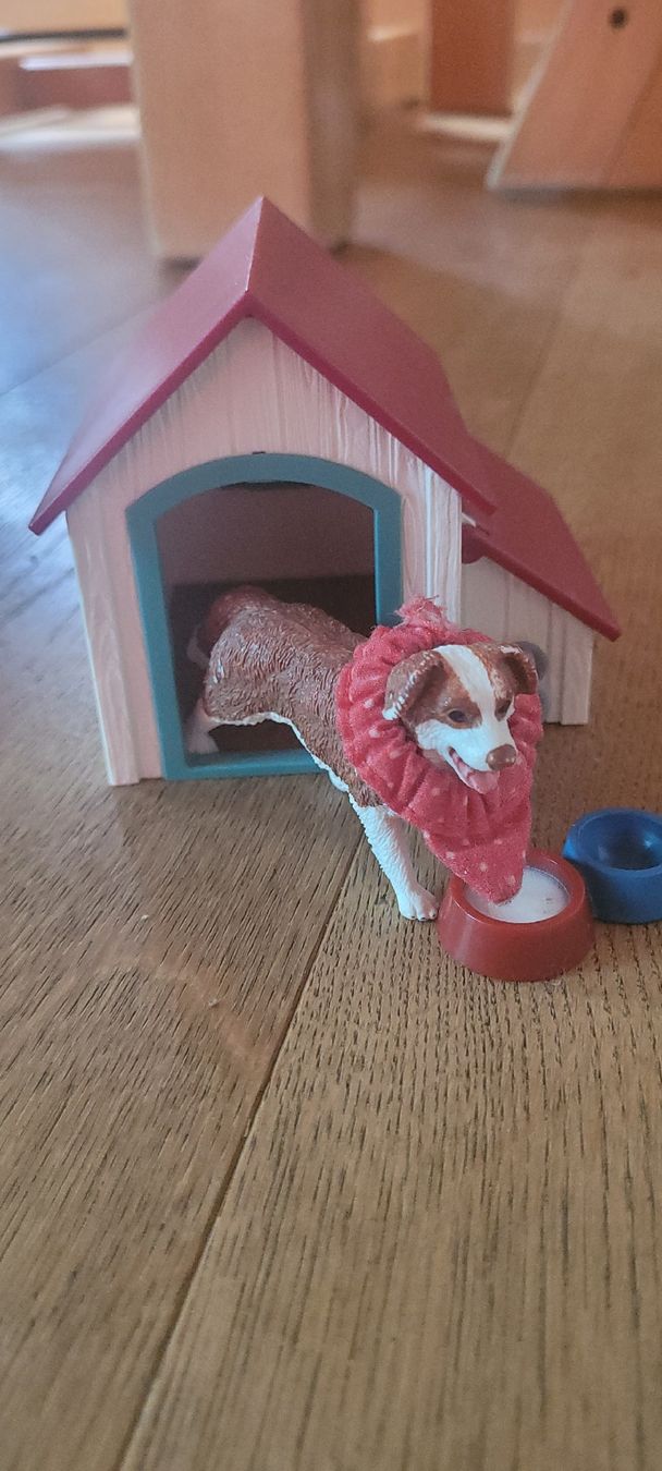 Schleich Giocattoli: Schleich Hundehaus mit Hund – Usato da Mühlrüti venduto da yllen88