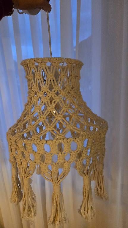 Alle Dekorationen: Makramee-Lampe im Boho-Stil – Gebraucht aus Balsthal von emotion99