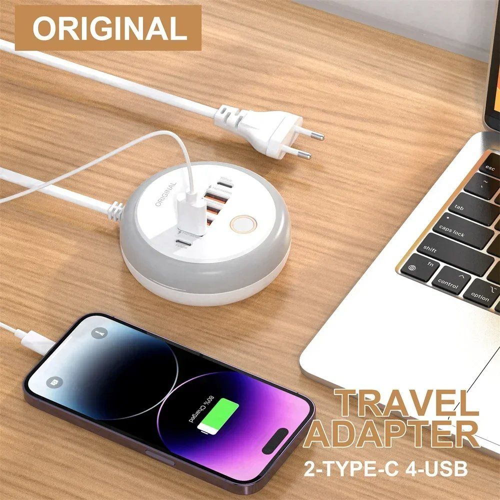 Caricabatterie: Chargeur USB Multiprise 4 Ports avec Interrupteur – Nuovo e nell'imballaggio originale da Delémont venduto da abonprix 3