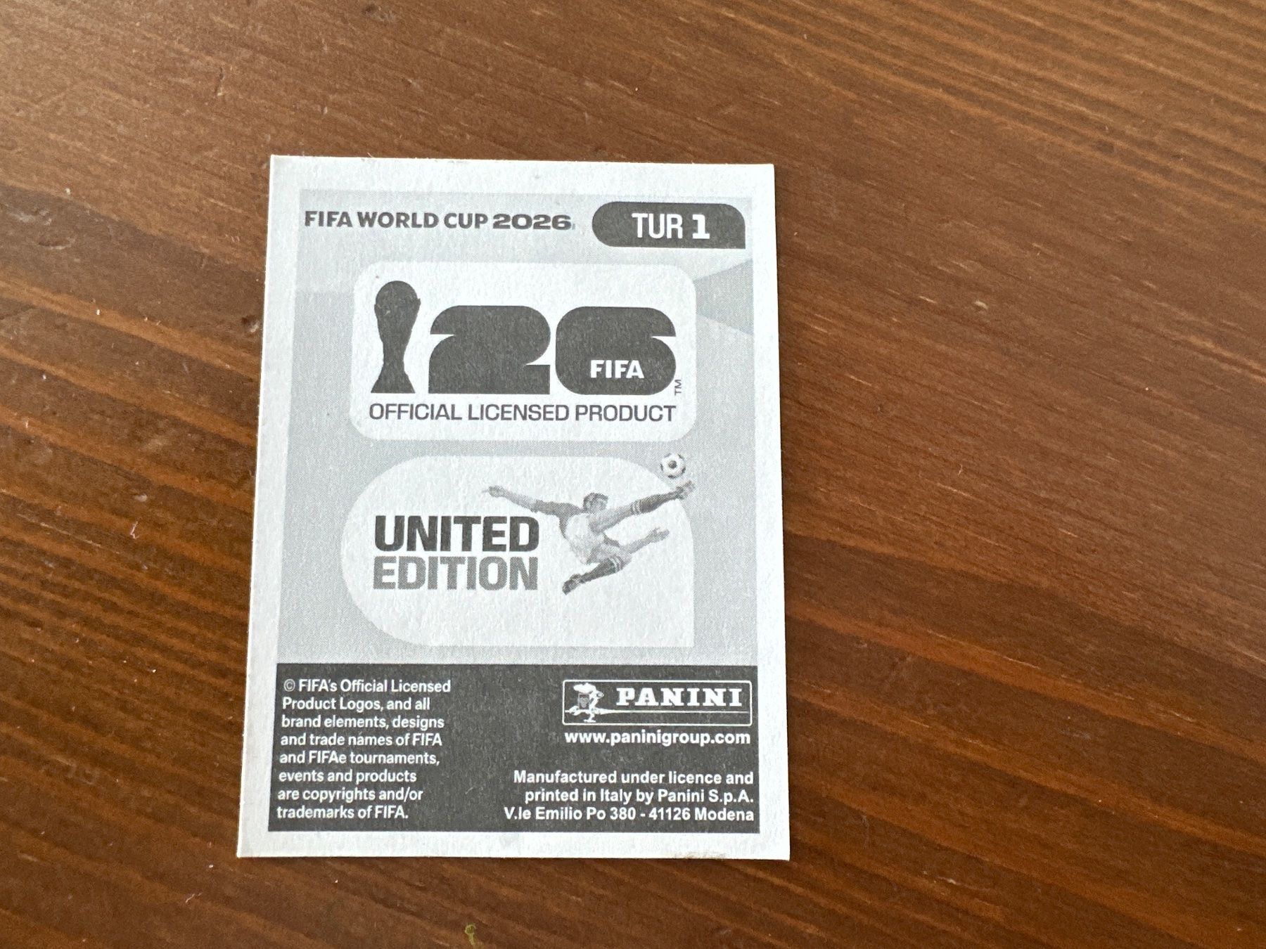 Panini Carte collezionabili: Panini TUR 1 FIFA World Cup 2026 – Nuovo e nell'imballaggio originale da Würenlos venduto da gtvlady_82 1