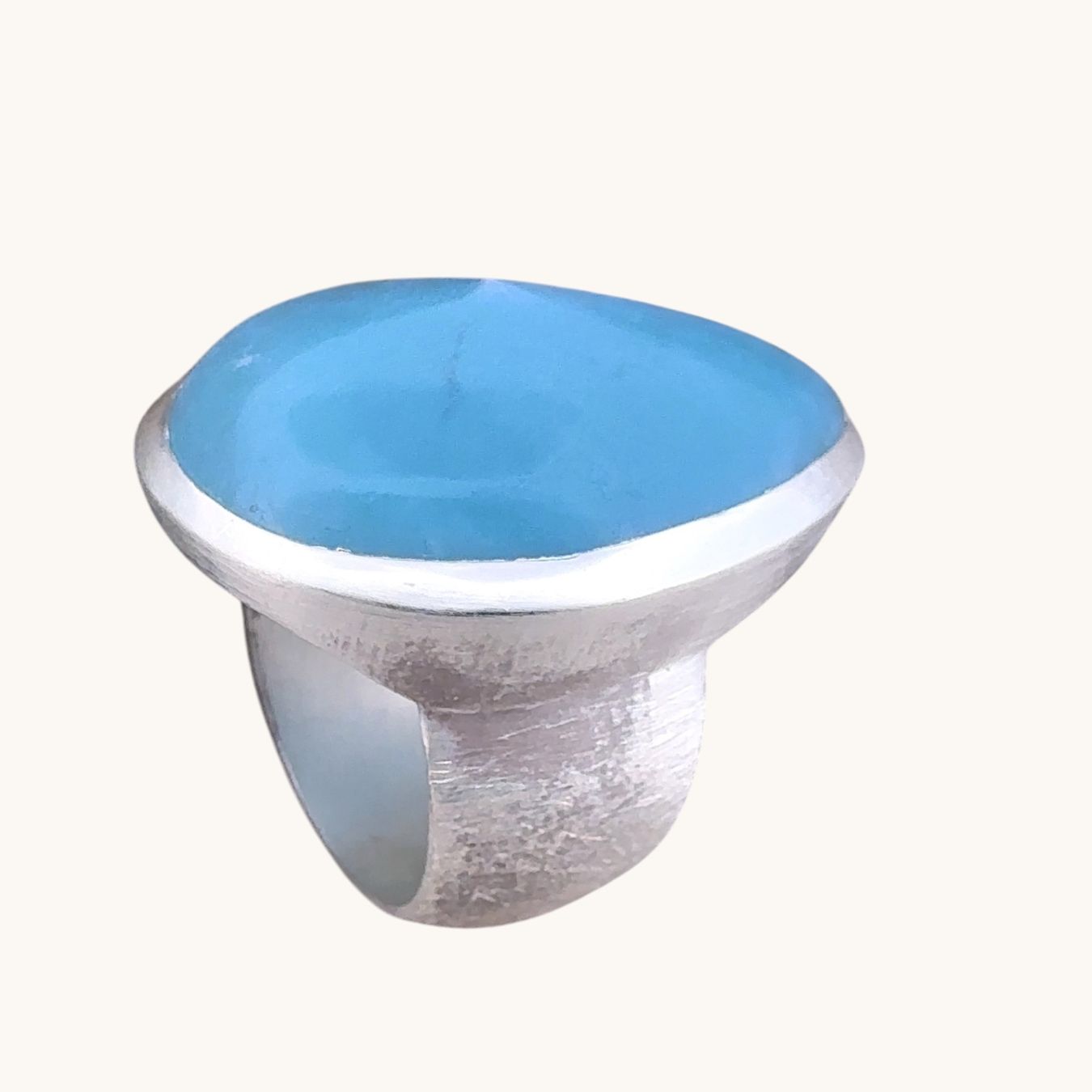 Olga Ribler Ringe: Silberring mit Aquamarin, Gr. 56 – Neu (gemäss Beschreibung) aus Luzern von MonikaS03