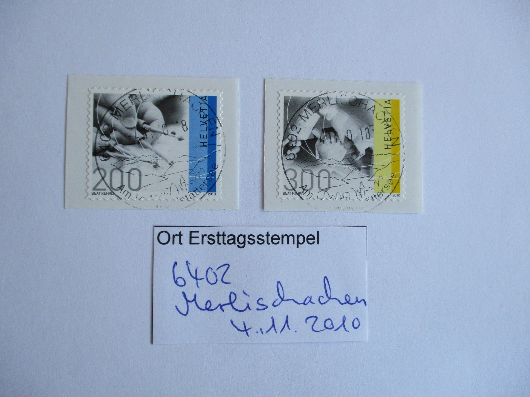 Tous les timbres: Voll Ort Ersttagsstempel 6402 Merlischachen – D'occasion à Langnau b. Reiden par Aktuell88