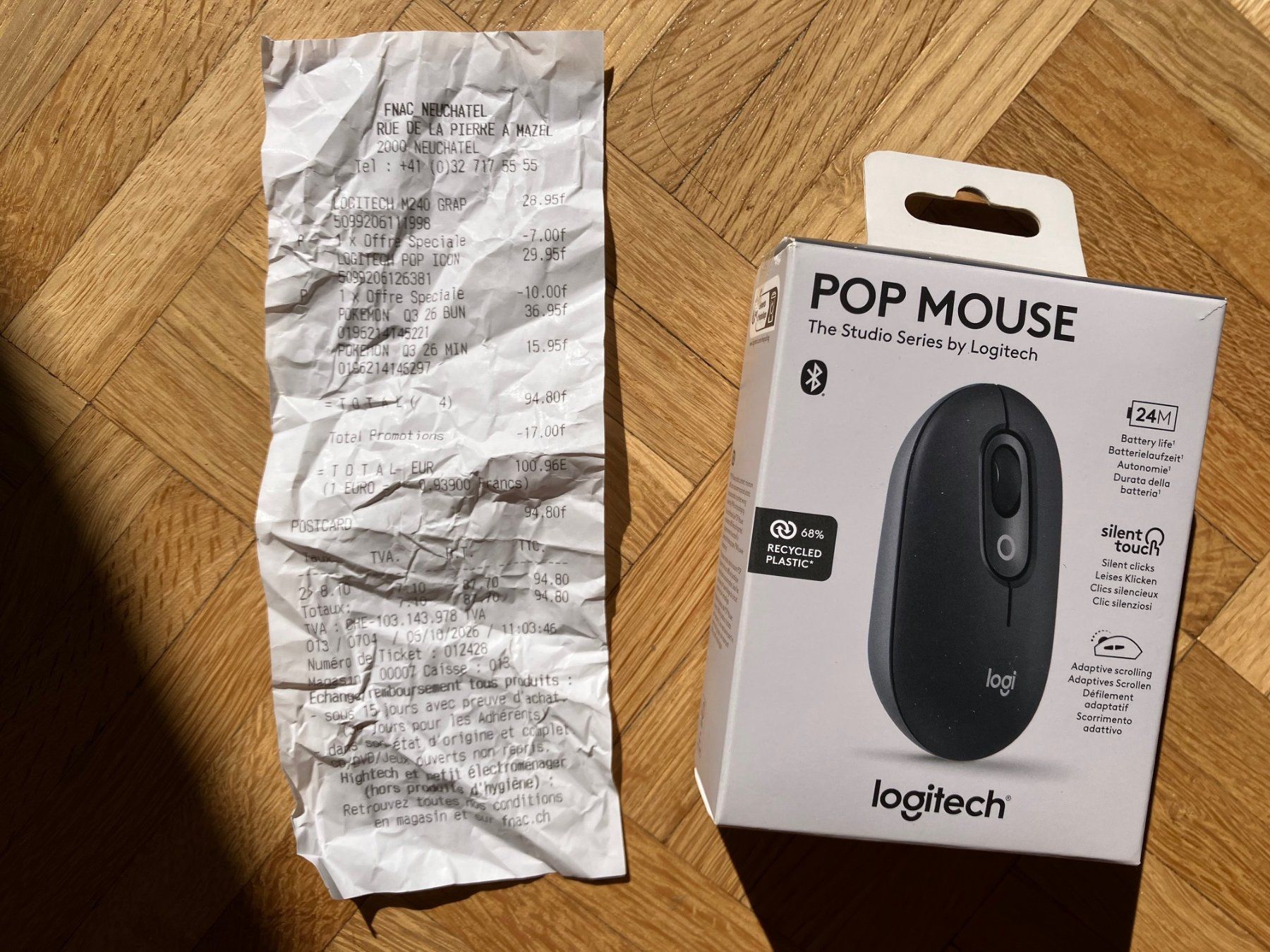 Logitech Mouse: POP mouse Logitech - Bluetooth Maus - souris sans fil – Nuovo (secondo la descrizione) da neuchâtel venduto da GINKO-CARDS 1