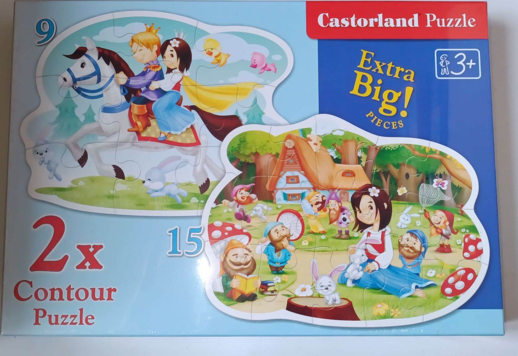 Puzzle: 2x Kinderpuzzle: Schneewittchen & Prinzessin – Nuovo e nell'imballaggio originale da Biel/Bienne venduto da Schmuck_Sale