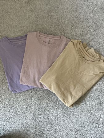 3 Baumwoll boxy T-shirts Tshirt 
