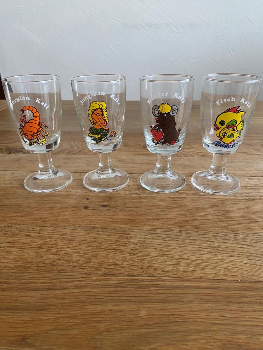 Bicchieri: 12er Set Horoskop Sternzeichenli-Kaffeegläser – Usato da Dübendorf venduto da Daniv09 3