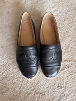 Espadrilles à Chanel noir 37 leather 