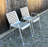 2 Originale MEWA Landistühle mit 7 Loch