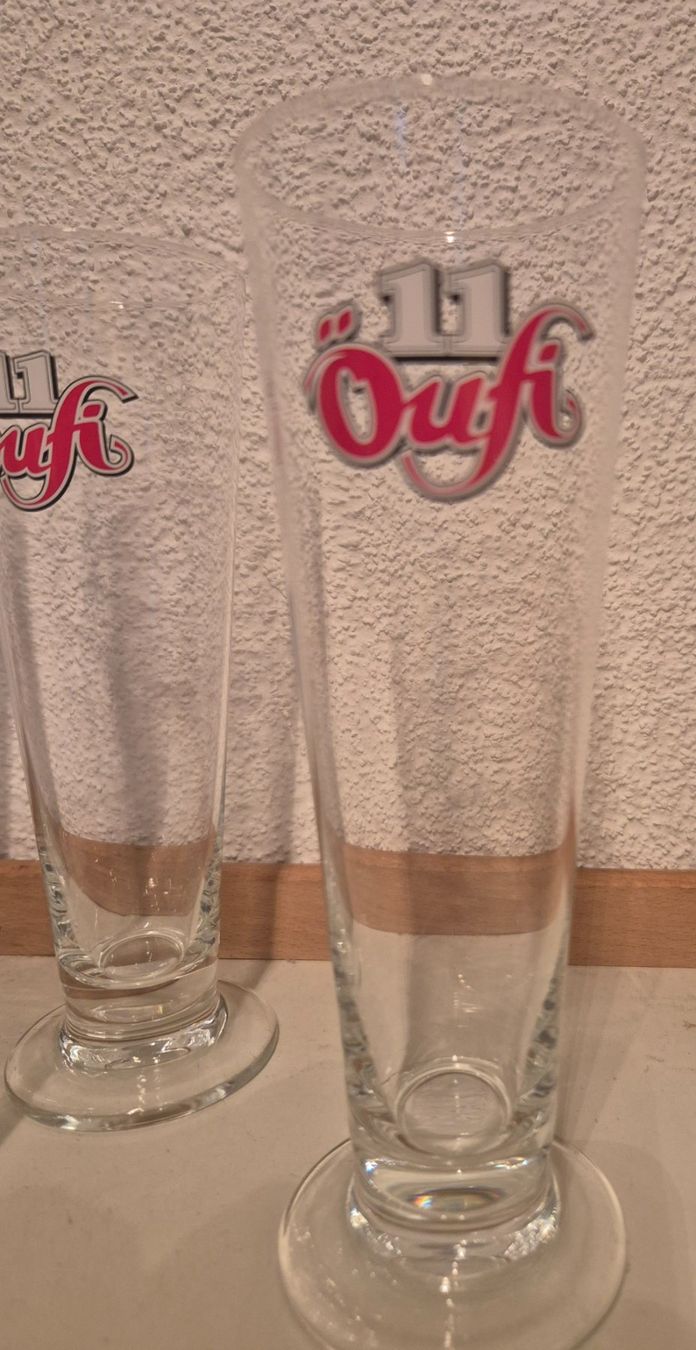 Bicchieri: 6 Öufi Stangen-Biergläser 2cl – Usato da Wiler b. Utzenstorf venduto da ryan81 3