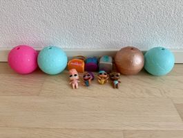 Lot L.O.L. Surprise – 4 Lil Sisters + 5 boules + accessoires