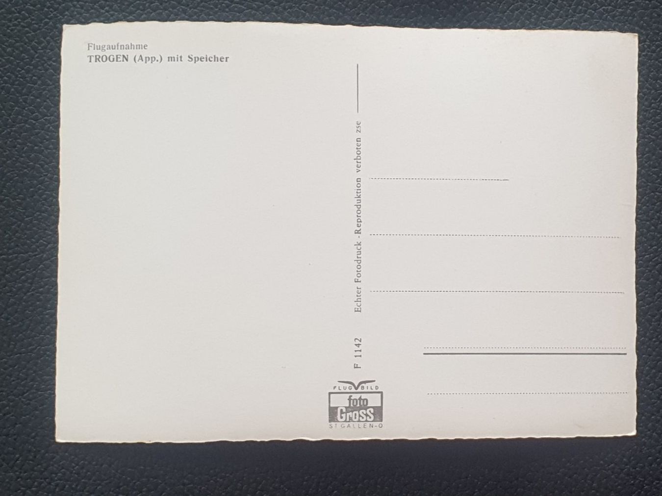Cartoline postali: Alte Ansichtskarte Trogen Appenzell mit Speicher – Usato da Biberist venduto da stang4eva 1