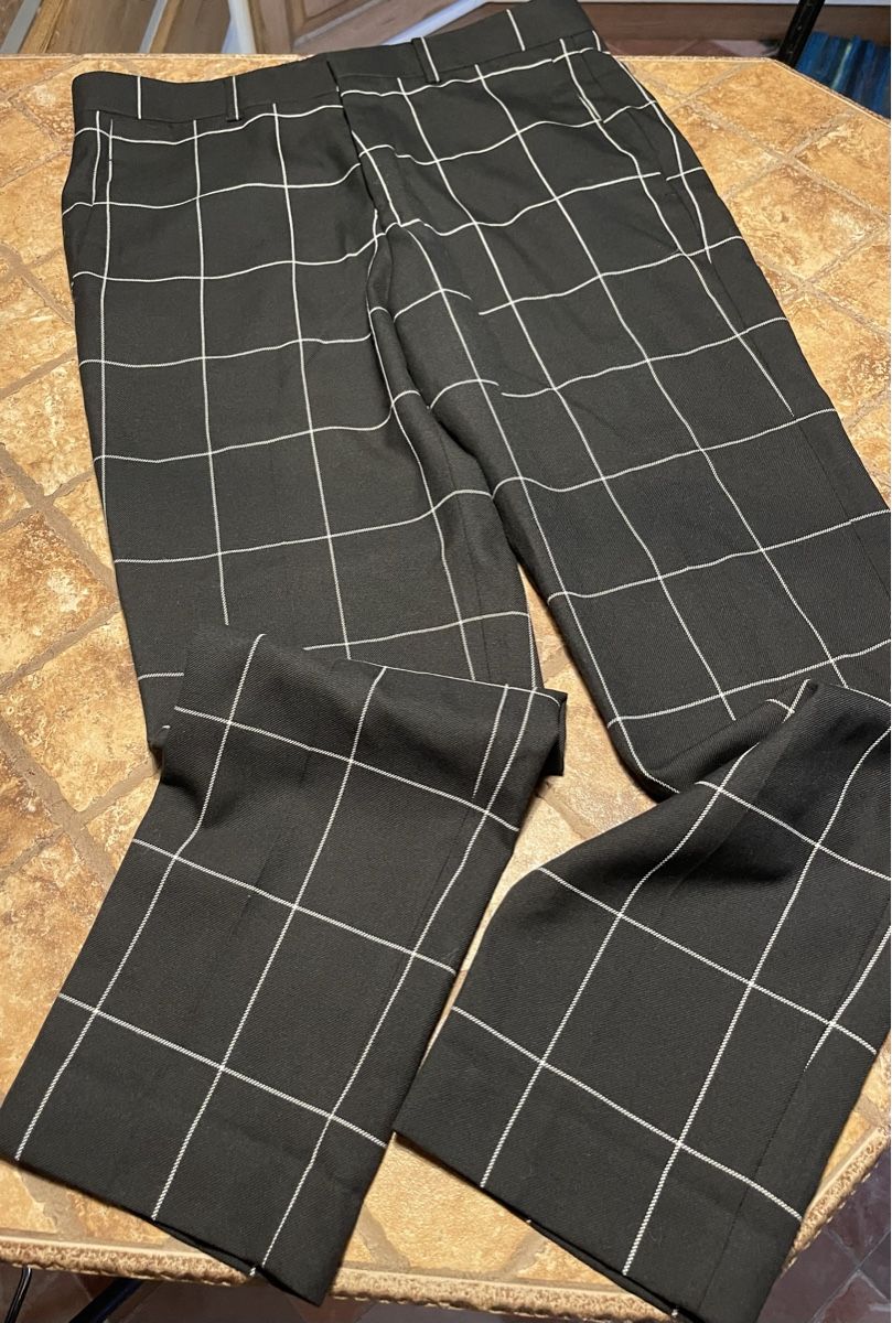 Pantaloni: Chic e elegante Pantaloni Uomo-Tg M/L-viscosa – Nuovo (secondo la descrizione) da Gordevio venduto da LanaZimm 4