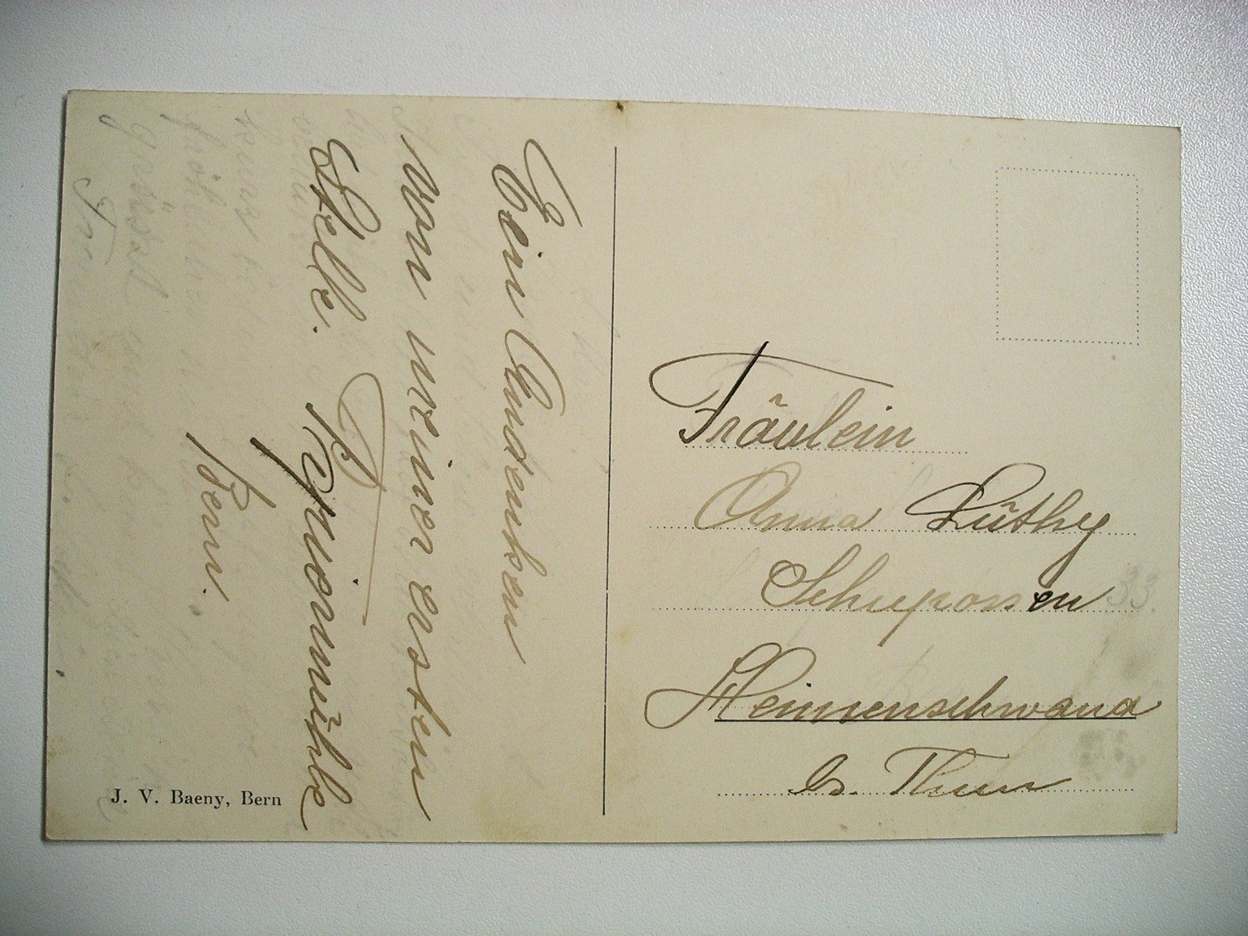 Cartoline postali: s/wAK EIFELD, Papiermühle - BERN mit POST – Usato da Oberhofen am Thunersee venduto da luuping99 1