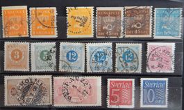 Schweden Lot mit alte Werten I