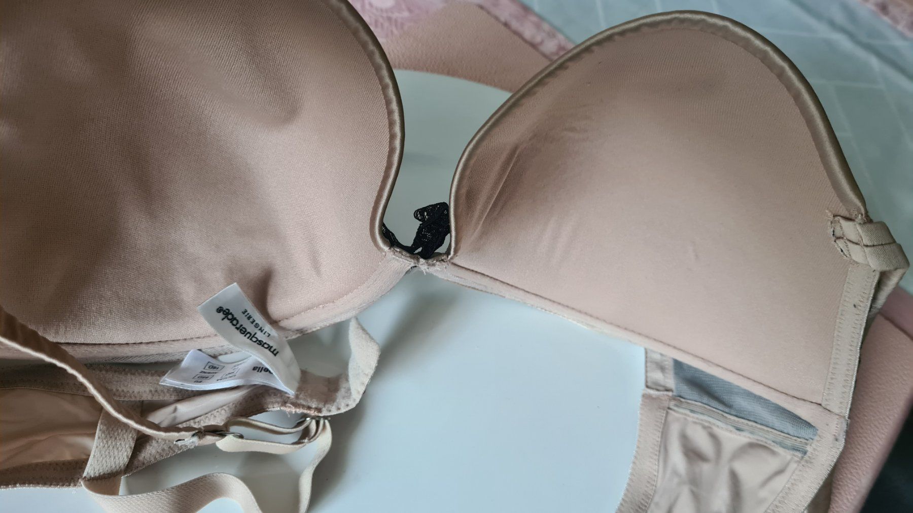 Sonstige Unterwäsche: Masquerade BH 85D beige Spitze Lingerie – Gebraucht aus Dussnang von Mak13 6