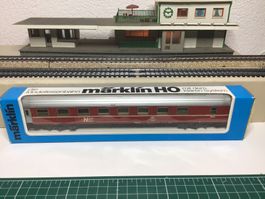 Voiture De Nuit Märklin H0 4150 TEN, échelle 1:87, Rouge, Courant Alternatif, état Excellent