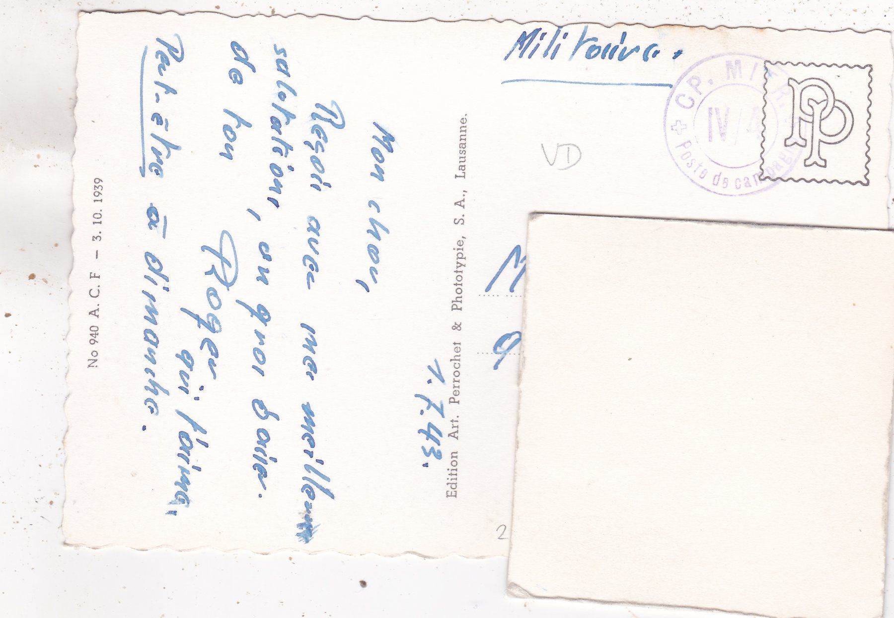 Cartoline postali: La Comballaz et les Tours d' Ai – Usato da Herisau venduto da Lisegrat2008 1