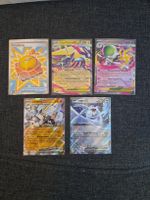 5 Pokémon Karten DE (4x EX-Karten & 1x Trainer-Item)