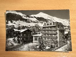 Davos: Vintage Postkarte, Hotel Bristol