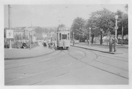 Zurich ZH Stadttram im Stadtzentrum tram foto 9 x 6