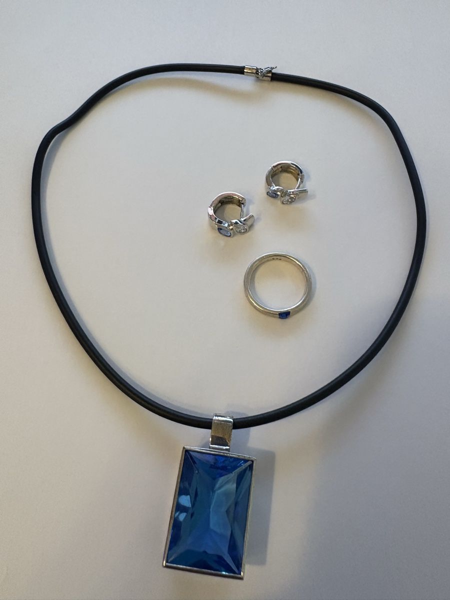 Altri gioielli: Silber Schmuck blau – Usato da Murten venduto da Tzaugg 1