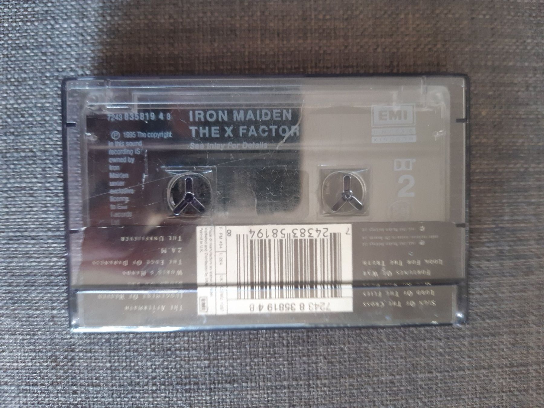 Musicassette: Iron Maiden The X Factor Audiokassette – Usato da Basel venduto da odradek 1