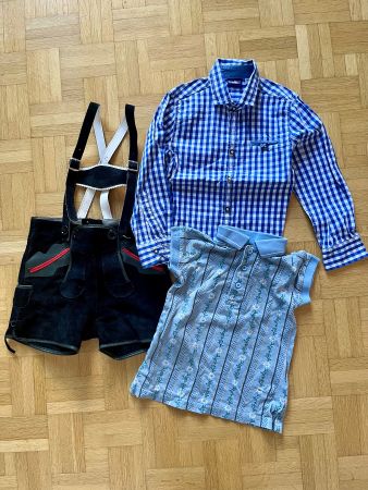 Oktoberfest Kinder Kleiderpaket Lederhosen Gr. 98/104