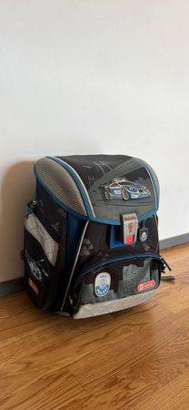 Schulranzen Step by Step gebraucht mit Motiv Auto