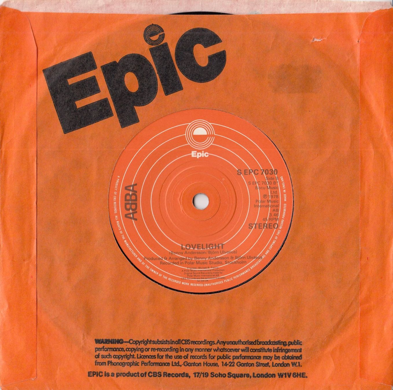 Schallplatten: Abba Vinyl Single 5 Stuck – Gebraucht aus Volketswil von Abcrecords 9