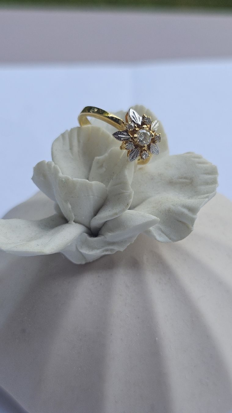 Anelli: GOLD Ring mit Diamanten – Nuovo e nell'imballaggio originale da Effretikon venduto da rinuom01 3