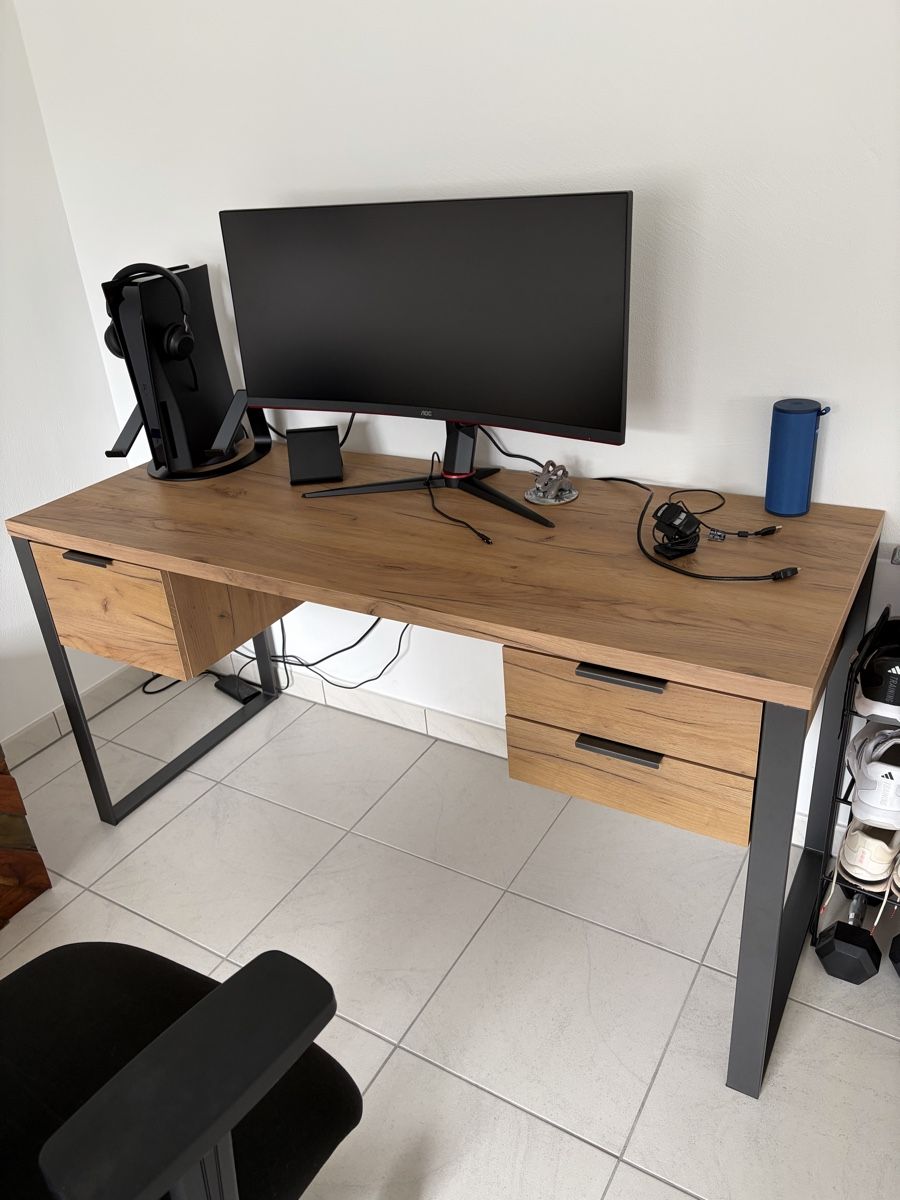 Scrivanie: Schreibtisch mit Kommode im Industrial Design – Nuovo (secondo la descrizione) da Chur venduto da Mity88 1