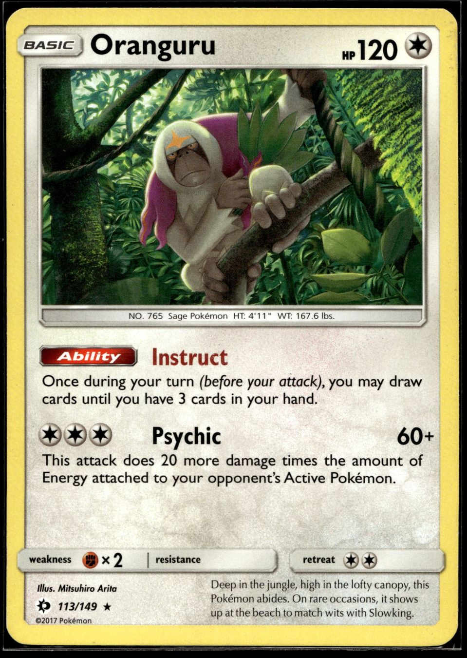 Pokémon Sammelbilder & Trading cards: Oranguru (SUM EN 113/149) – Neu (gemäss Beschreibung) aus Affoltern am Albis von Chiesa_5