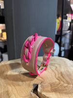 Lederhalsband Windhund Leder S handgemacht Swarovski