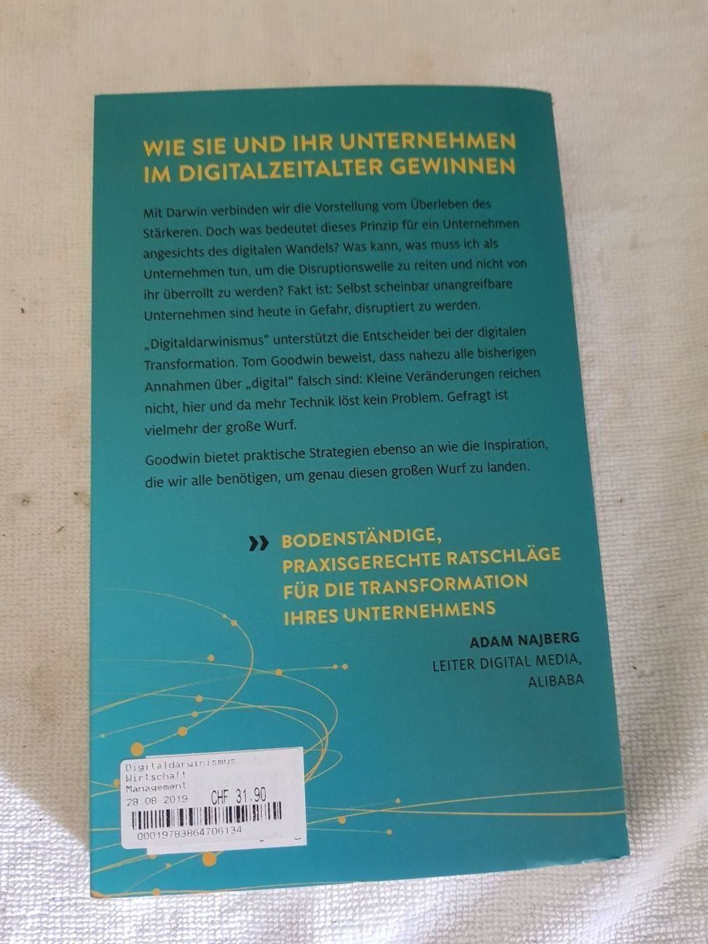 Bücher: Tom Goodwin - Digital Darwinismus – Gebraucht aus Zug von Qayqay0 1