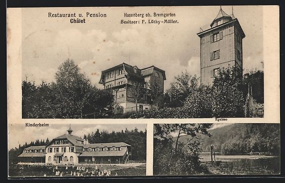 Ansichtskarten: Widen, Hasenberg, Restaurant-Pension Cha – Gebraucht aus Berlin von bartko-reher