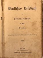 Antikes Deutsches Lesebuch für Sekundarschulen 1894
