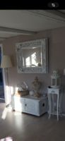 Vintage Spiegel mit prunkvollem Rahmen, Weiss Shabby Chic