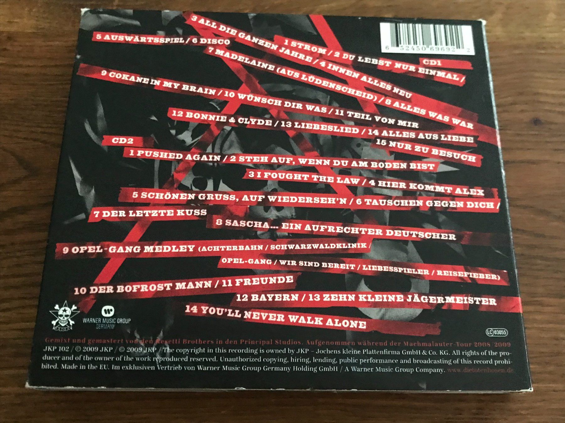 CD: DIE TOTEN HOSEN - Machmalauter - Live - 2CD – Usato da Buchs AG venduto da Archie 2