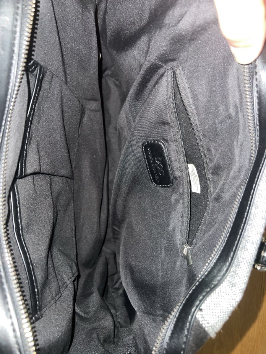 Borse da donna: Damen Handtasche schwarz grau  – Usato da Uznach venduto da Apuutze 3