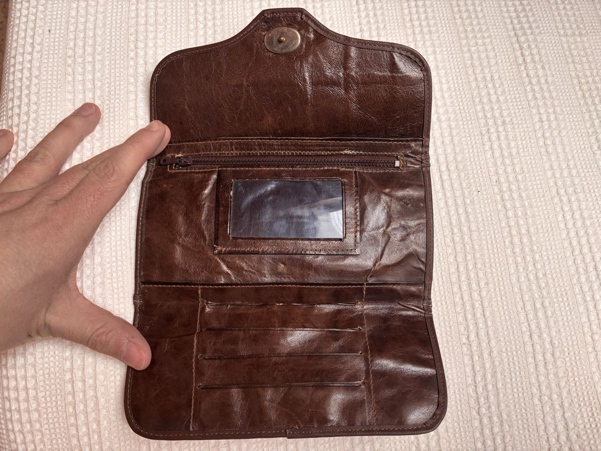 Portafogli: Vintage Brieftasche aus Echsenleder – Usato da Speicher venduto da ret_6msb 1