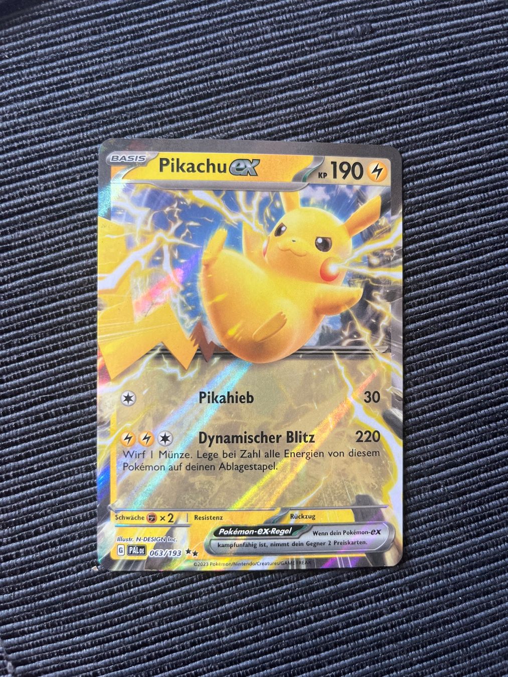 Pokémon Carte collezionabili: Pokemon Paldea Evolved Pikachu EX deutsch – Nuovo (secondo la descrizione) da Wabern venduto da Collectfun