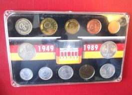Vereinigungs Münzensatz BRD 1949-1989 Deutsche Mark