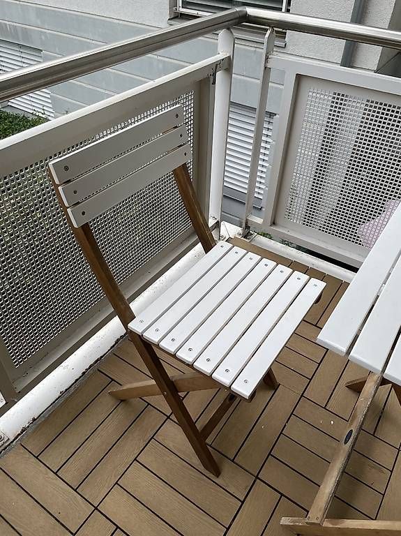 Set di tavolo e panche: Gartentisch mit 2 Stühlen – Usato da Zürich venduto da AHR8 2