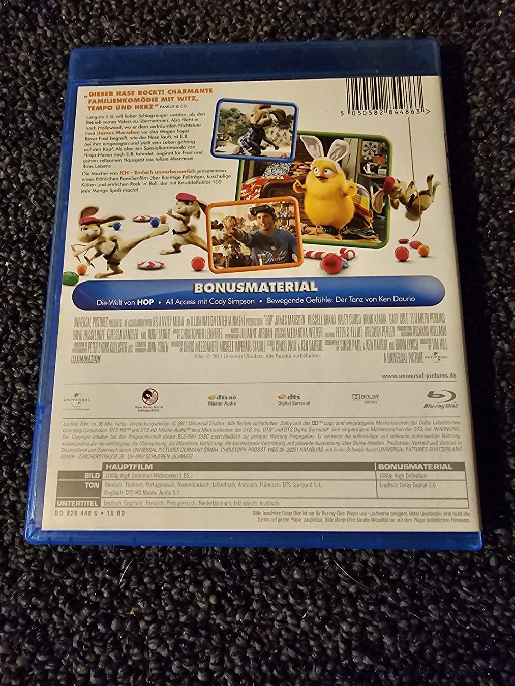 Tutti i DVDs: Blu-ray HOP - Osterhase sucht das Glück – Usato da Ruswil venduto da jan_bxl5 1