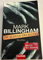 Mark Billingham - Die Schuld des Blutes - Thriller! Top! ...