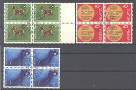 1976, Sonderpostmarken, Viererblöcke, ET