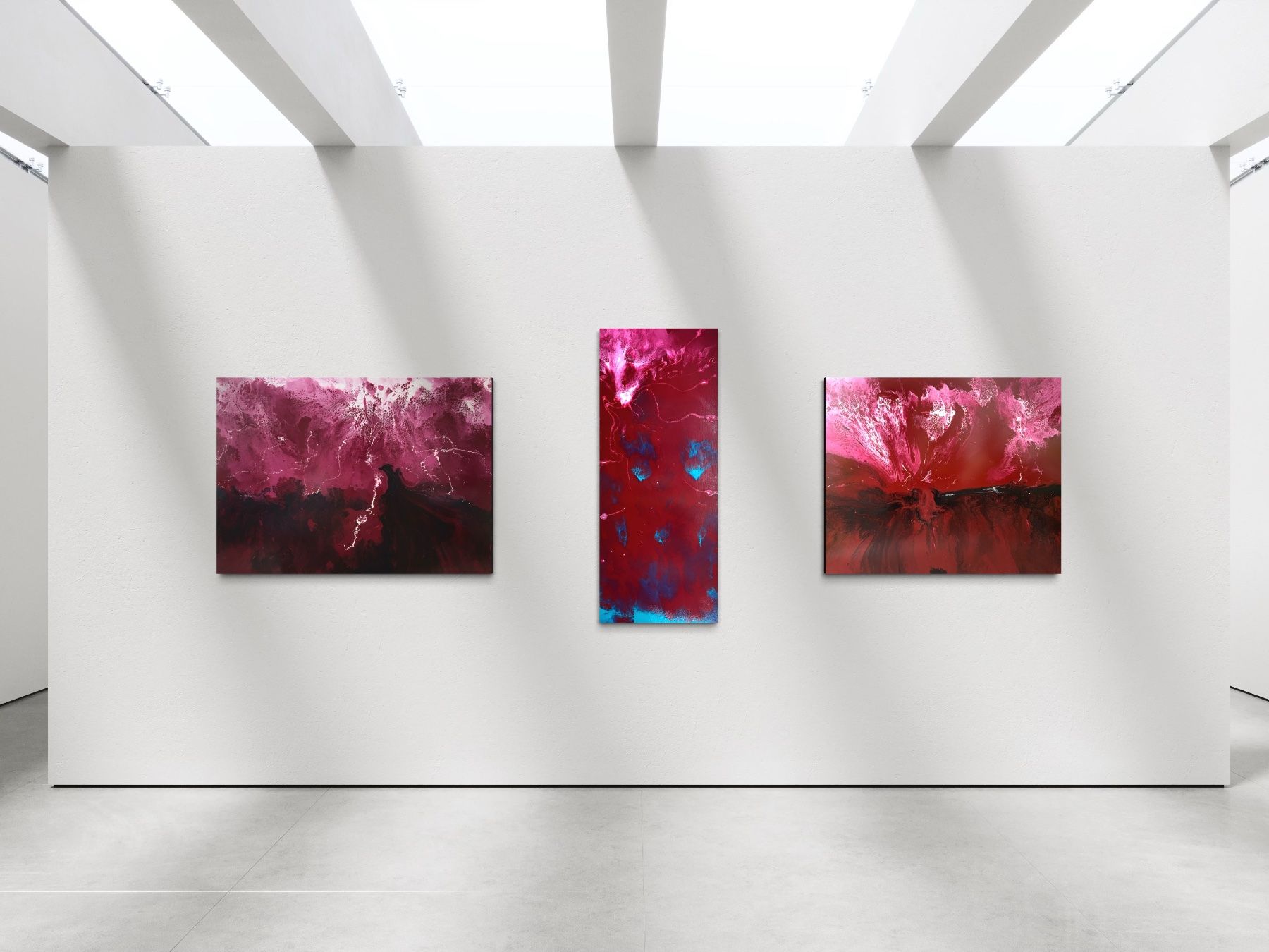 Dipinti: Exklusive dreiteilige Bild Serie – Usato da Luzern venduto da edmundart 7
