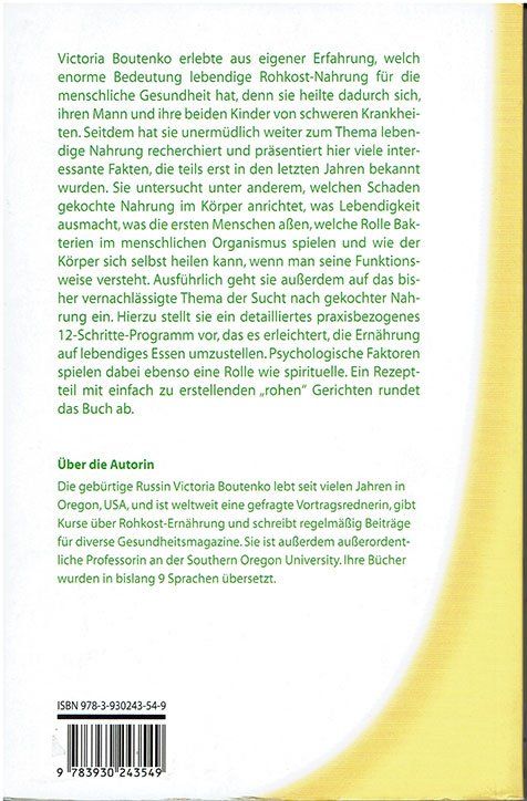 Libri: Die Vital-rohvolution - Viktoria Boutenko – Nuovo (secondo la descrizione) da Thun venduto da abratrix 1