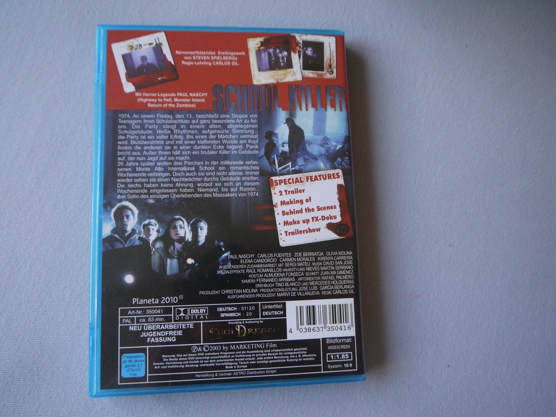 Tutti i DVDs: SCHOOL KILLER (2001) – Usato da Hagendorn venduto da Blaf 1